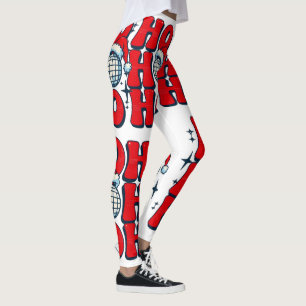 Ho ho ho merry christmas leggings