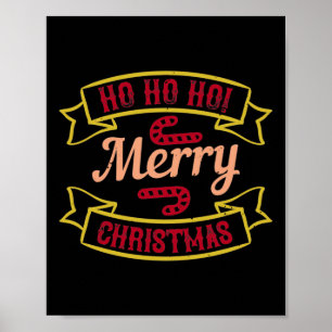 Ho Ho Ho! Merry Christmas Poster