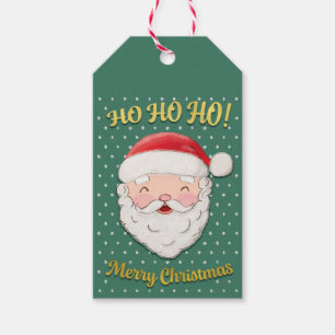 Ho Ho Ho Merry Christmas Santa Gift Tags