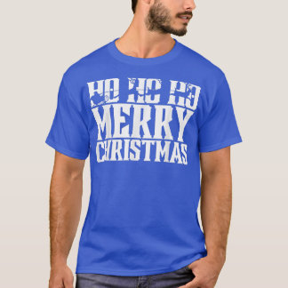 Ho Ho Ho Merry Christmas Santas Sleigh And Flying  T-Shirt