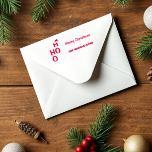 Ho Ho Ho: Merry Christmas Self-inking Stamp