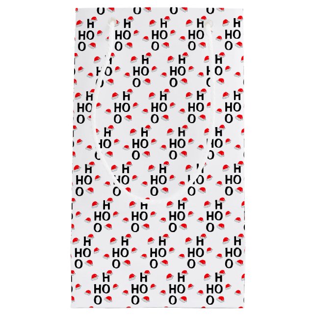 Ho Ho Ho: Merry Christmas Small Gift Bag (Front)