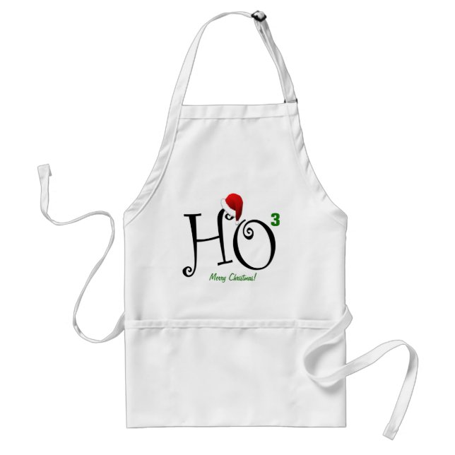 Ho Ho Ho Merry Christmas! Standard Apron (Front)