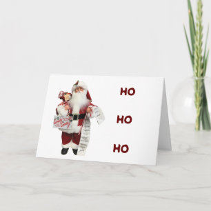 **HO HO HO & MERRY CHRISTMAS TO YOU** CARD