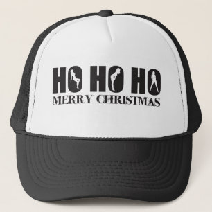 Ho Ho Ho Merry Christmas Trucker Hat