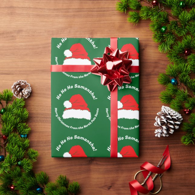 Ho ho ho Merry Christmas Wrapping Paper (Holiday Gift)