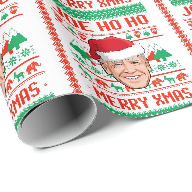 HO HO HO MERRY XMAS WRAPPING PAPER (Roll Corner)