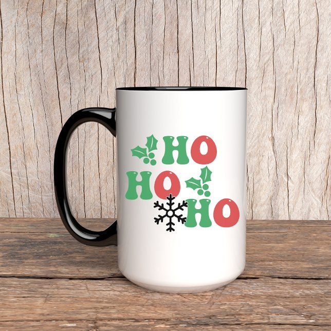 Ho ho ho mug, Merry Christmas mug, Christmas vibes Mug (ho ho ho mug, Christmas mug, holiday mug, festive mug, ho ho ho cup, holiday coffee mug, Christmas)
