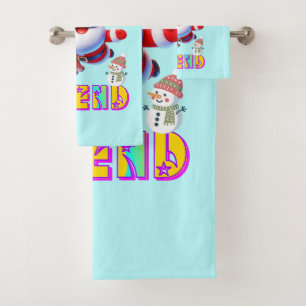 Ho Ho Ho My Dear Friend Bath Towel Set