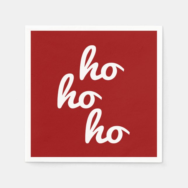 Ho-ho-ho Napkin (Front)