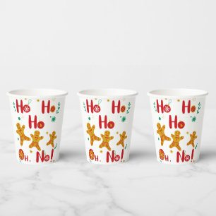 Ho Ho Ho Oh No! T-Shirt Paper Cups