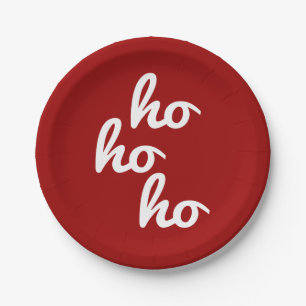 Ho-ho-ho Paper Plate