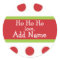 Ho Ho Ho Personalised Christmas Sticker