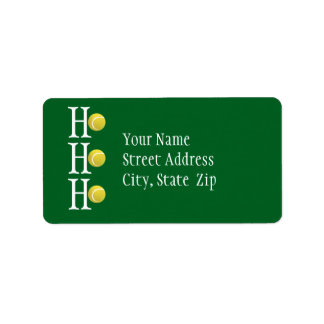 HO-HO-HO - personalized address label