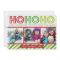 Ho Ho Ho Photo Collage Modern Holiday Card