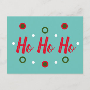 Ho Ho Ho Postcard