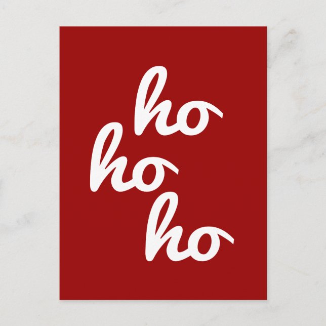 Ho-ho-ho Postcard (Front)