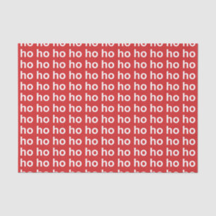 Ho Ho Ho Red Tissue Paper
