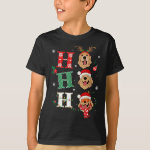 Ho Ho Ho Retrievers Golden Xmas Outfit Christmas C T-Shirt