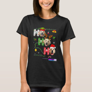 Ho Ho Ho Retrievers Golden Xmas Outfit Christmas C T-Shirt
