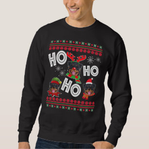 Ho Ho Ho Rottweiler  Dog Christmas Sweatshirt