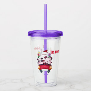 Ho Ho Ho Santa Acrylic Tumbler