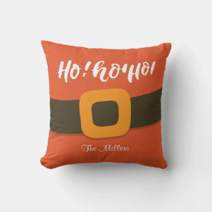 Ho Ho Ho Santa Belt Personalised Cushion