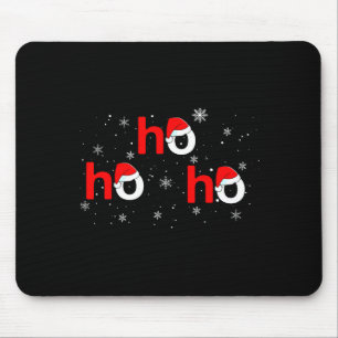 Ho Ho Ho Santa Christmas Pajamas Funny Adults Kids Mouse Mat