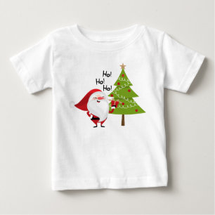 Ho, Ho, Ho Santa Claus Christmas Baby T-Shirt