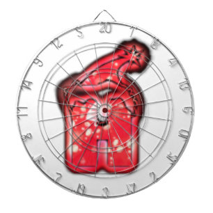Ho Ho Ho! Santa Claus Hat Merry Christmas Star Dartboard