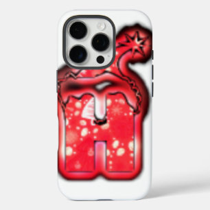 Ho Ho Ho! Santa Claus Hat Merry Christmas Star.png iPhone 16 Pro Case