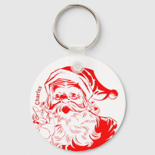 Ho Ho Ho Santa Claus Key Ring