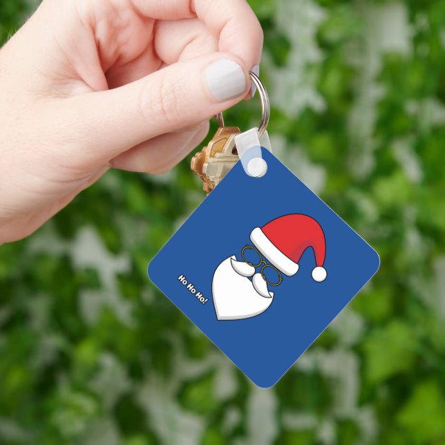 Ho Ho Ho Santa Claus Key Ring (Hand)