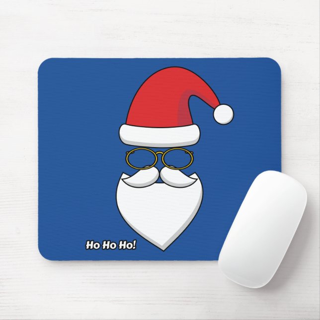 Ho Ho Ho Santa Claus Mouse Mat (With Mouse)