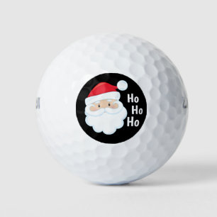 Ho Ho Ho Santa Face Christmas Holidays Red White Golf Balls