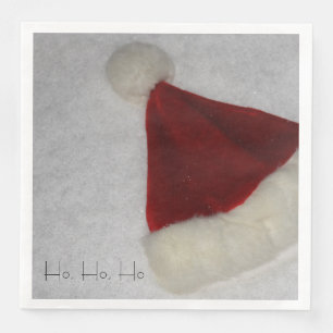 Ho Ho Ho Santa Hat Dinner Napkins