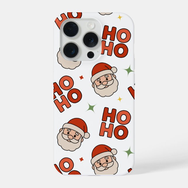 Ho Ho Ho Santa Phone Case – Festive Christmas  (Back)