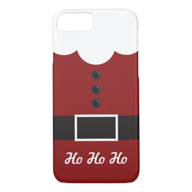 Ho Ho Ho  Santa Suit Christmas iPhone 7 case (Back)
