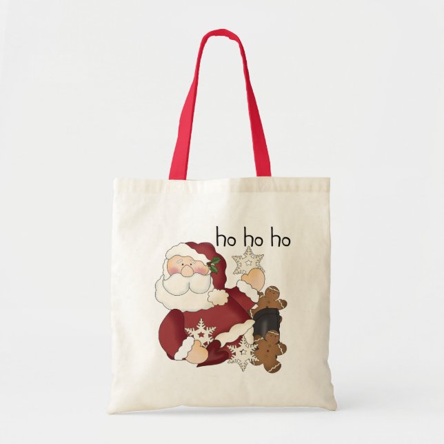 Ho Ho Ho Santa T-shirts and gifts Tote Bag (Front)