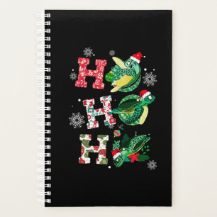 Ho Ho Ho Santa Turtles Christmas Ornaments Decor Planner