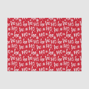 Ho Ho Ho Snowflake Pattern Tissue Paper