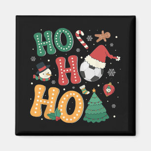 Ho Ho Ho Soccer Sport Christmas Tree Lights Appare Magnet