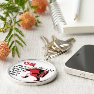 Ho Ho Ho! Special Santa To Do List Art Print Key Ring