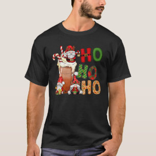 Ho Ho Ho Sweets Hot Cocoa Winter Gnomes Santa Chri T-Shirt