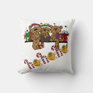 Ho Ho Ho Teddy Bears Cushion