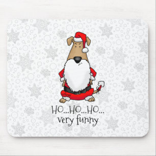 HO HO HO Very Funny Santa Costume Dog Sarcastic Mouse Mat