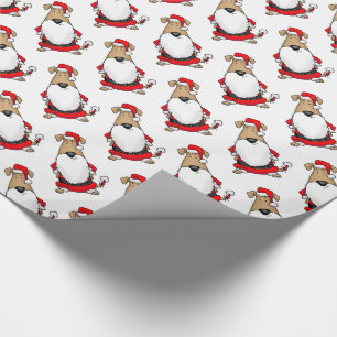 HO HO HO Very Funny Santa Costume Sarcastic Dog Wrapping Paper