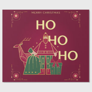 Ho ho ho  wrapping paper