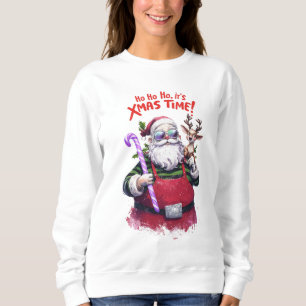 Ho Ho Ho. xmas time cute christmas design Sweatshirt