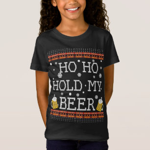 Ho Ho Hold My Beer-Ugly Christmas Drinking Sweater